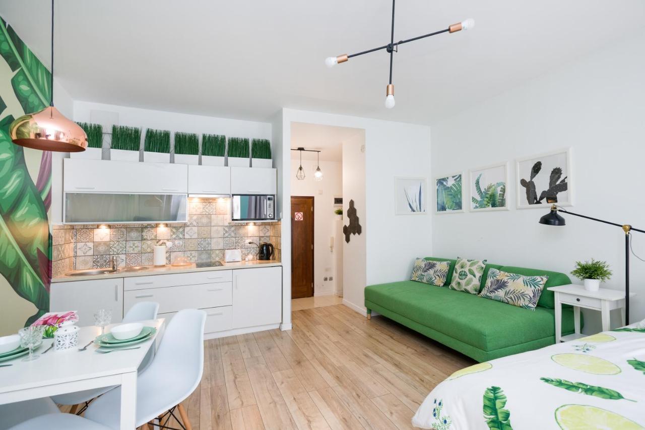 Cozy Modern Studio Green Apartment In Old Town Krakau Buitenkant foto