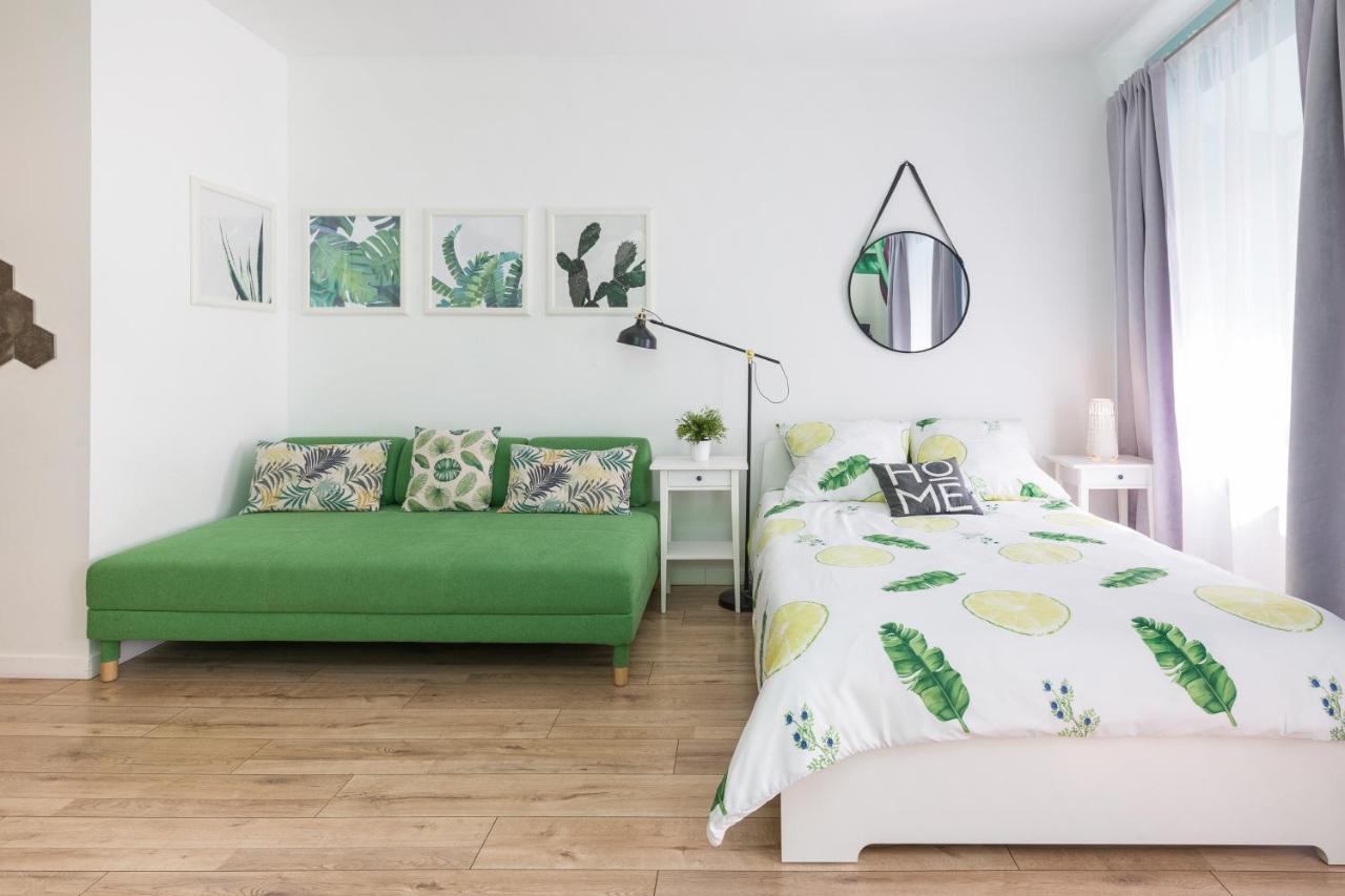 Cozy Modern Studio Green Apartment In Old Town Krakau Buitenkant foto